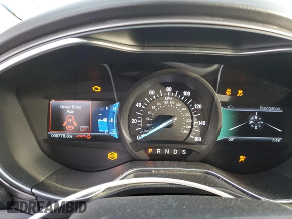 2017 Ford Fusion SE with VIN 3FA6P0HD7HR192662, listed as a Copart auction lot 81923804 with 99,778 mi miles and Salvage Title. Bid and sale history available at carsss.com. Image 9.
