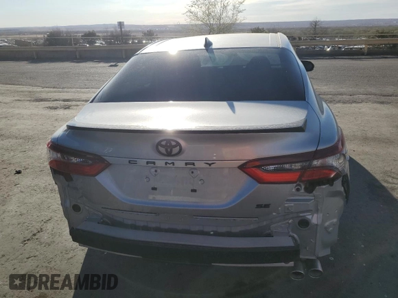 2022 Toyota Camry SE with VIN 4T1G11AK6NU037356, listed as a Copart auction lot 48823185 with 12,616 mi miles and Salvage Title. Bid and sale history available at carsss.com. Image 6.