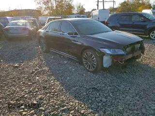 2019 Lincoln Continental Select with VIN 1LN6L9TK8K5600303, listed as a Copart auction lot 77000084 with 35,510 mi miles and Salvage Title. Bid and sale history available at carsss.com. Image 10.