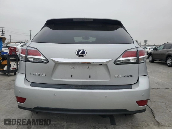 2015 Lexus RX 450h with VIN 2T2ZB1BA6FC001449, listed as a Copart auction lot 55266185 with 84,744 mi miles and Salvage title. Bid and sale history available at DreamBid. Image 6.