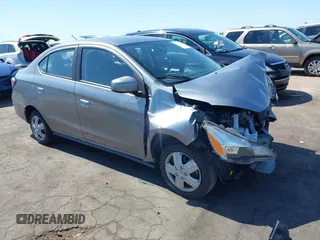 2022 Mitsubishi Mirage ES with VIN ML32FUFJXNHF09381, listed as a IAAI auction lot 42646750 with 48,705 mi miles and . Bid and sale history available at DreamBid. Image 1.