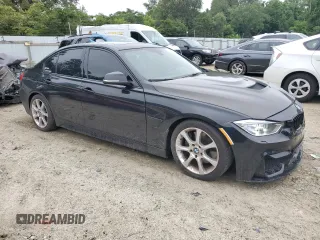 2015 BMW 3 Series 335i xDrive with VIN WBA3B9G56FNR92960, listed as a Copart auction lot 60963875 with 135,624 mi miles and Salvage title. Bid and sale history available at DreamBid. Image 4.