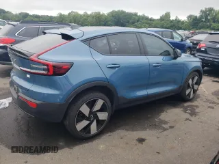2023 Volvo C40 Recharge Pure Electric Ultimate with VIN YV4ED3GM8P2031366, listed as a Copart auction lot 67716824 with 0 mi miles and Salvage Title. Bid and sale history available at carsss.com. Image 3.