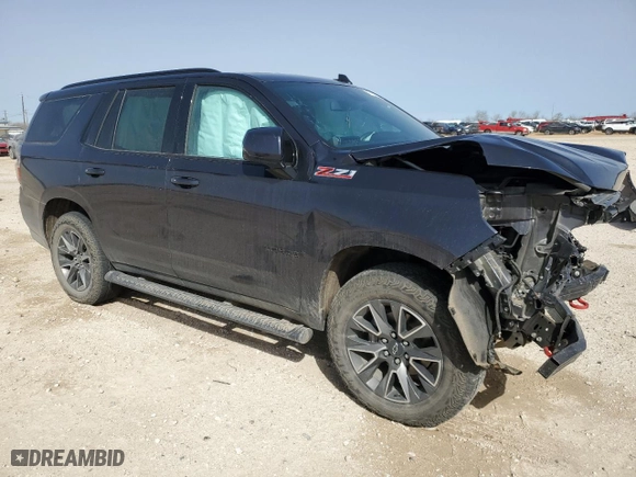 2023 Chevrolet Tahoe Z71 with VIN 1GNSKPKD4PR420515, listed as a Copart auction lot 47783215 with 38,342 mi miles and Salvage Title. Bid and sale history available at carsss.com. Image 4.