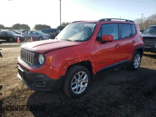 2015 Jeep Renegade Latitude with VIN ZACCJBBT0FPB71839, listed as a Copart auction lot 49375125 with 101,946 mi miles and Salvage Title. Bid and sale history available at carsss.com. Image 1.