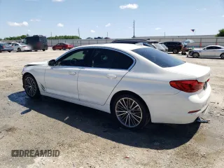 2019 BMW 5 Series 530i with VIN WBAJA5C5XKBX46918, listed as a Copart auction lot 53483355 with 47,208 mi miles and Salvage Title. Bid and sale history available at carsss.com. Image 2.