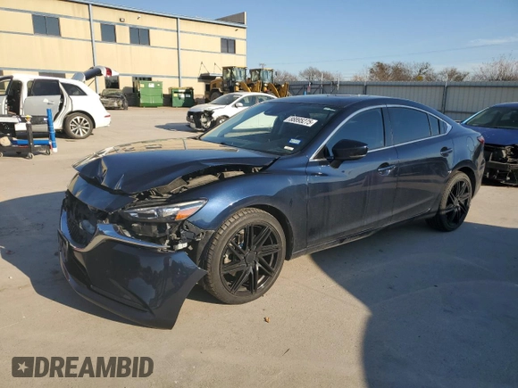 2020 Mazda 6 Grand Touring with VIN JM1GL1TY0L1518914, listed as a Copart auction lot 88895275 with 85,295 mi miles and Salvage Title. Bid and sale history available at DreamBid. Image 1.