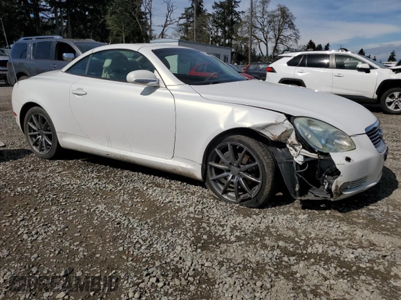 2004 Lexus SC 430 z VIN JTHFN48Y040049510, wystawiony jako Copart lot #50334295 z przebiegiem 73 258 mil mil oraz Szkoda całkowita • Salvage title. Historia ofert i sprzedaży dostępna na DreamBid. Obrazek 4.
