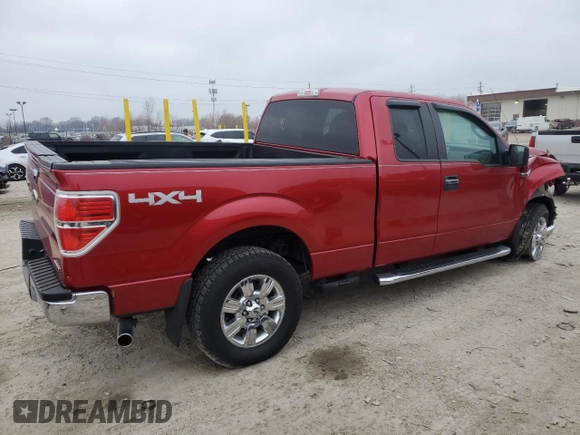 2012 Ford F-150 XL with VIN 1FTFX1EF2CFB41498, listed as a Copart auction lot 45022205 with 90,190 mi miles and Salvage Title. Bid and sale history available at carsss.com. Image 3.
