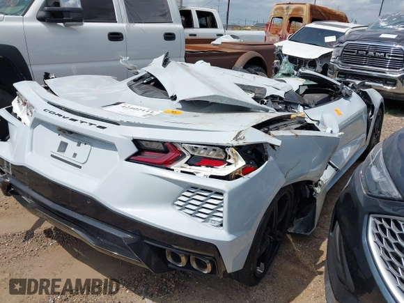 2023 Chevrolet Corvette 1LT with VIN 1G1YA2D45P5136865, listed as a IAAI auction lot 42402111 with Not provided miles and . Bid and sale history available at DreamBid. Image 4.