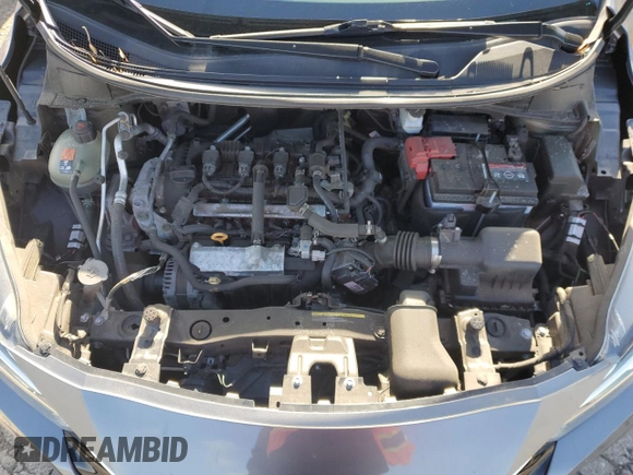 2021 Nissan Versa S with VIN 3N1CN8DVXML907398, listed as a Copart auction lot 57648135 with 131,777 mi miles and Salvage title. Bid and sale history available at DreamBid. Image 11.