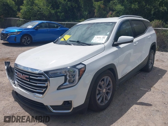 2023 GMC Terrain SLT z VIN 3GKALVEG5PL193925, wystawiony jako IAAI lot #42831280 z przebiegiem 49 297 mil mil oraz . Historia ofert i sprzedaży dostępna na DreamBid. Obrazek 16.