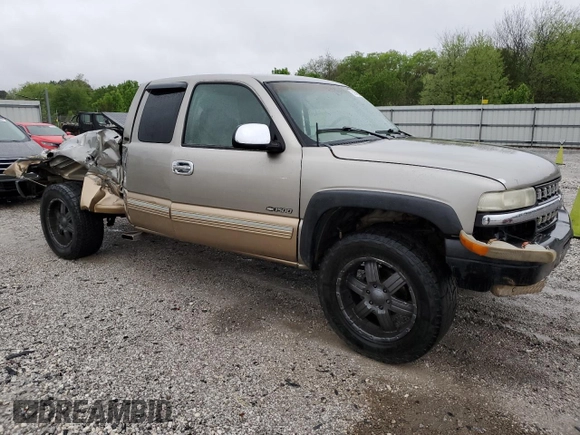1999 Chevrolet Silverado 1500 LT with VIN 2GCEK19T2X1235274, listed as a Copart auction lot 51842625 with 235,092 mi miles and Salvage Title. Bid and sale history available at DreamBid. Image 4.