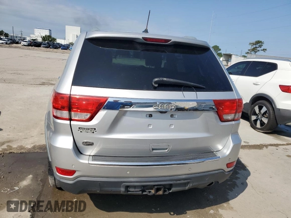 2011 Jeep Grand Cherokee Overland with VIN 1J4RS6GG6BC554856, listed as a Copart auction lot 55994505 with 181,516 mi miles and Salvage title. Bid and sale history available at DreamBid. Image 6.