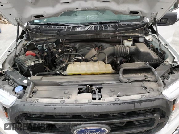 2022 Ford F-150 XL with VIN 1FTFX1E55NKD39753, listed as a Copart auction lot 87063394 with 50,191 mi miles and Salvage title. Bid and sale history available at DreamBid. Image 12.