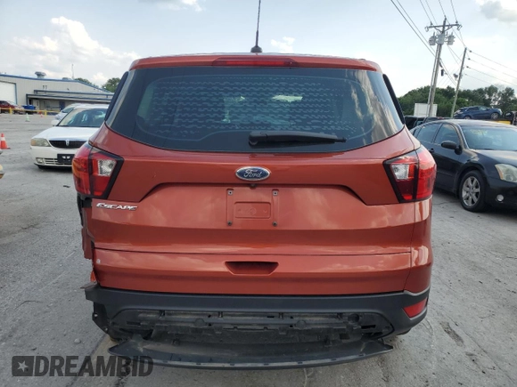 2019 Ford Escape S with VIN 1FMCU0F71KUA59085, listed as a Copart auction lot 60250375 with 227,114 mi miles and Salvage title. Bid and sale history available at DreamBid. Image 6.