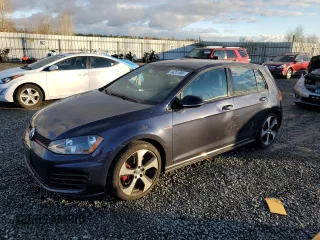 2016 Volkswagen Golf GTI SE with VIN 3VW4T7AUXGM011174, listed as a Copart auction lot 84241944 with 66,400 mi miles and Salvage Title. Bid and sale history available at carsss.com. Image 1.