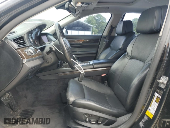 2011 BMW 7 Series 740Li with VIN WBAKB4C57BC574689, listed as a Copart auction lot 54701195 with 135,878 mi miles and Clean Title. Bid and sale history available at carsss.com. Image 7.