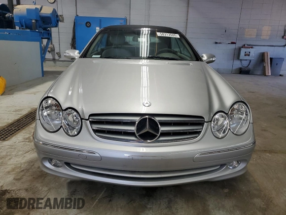 2004 Mercedes-Benz CLK 320 with VIN WDBTK65G54T005178, listed as a Copart auction lot 58312605 with 101,127 mi miles and Salvage title. Bid and sale history available at DreamBid. Image 5.