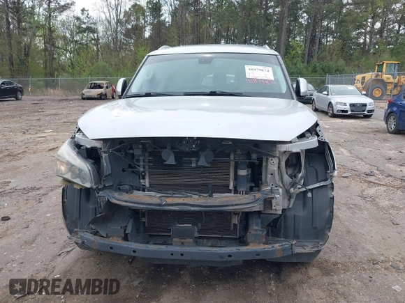 2012 Infiniti QX56 8-passenger with VIN JN8AZ2NC5C9317396, listed as a IAAI auction lot 41879874 with 233,064 mi miles. Bid and sale history available at carsss.com. Image 13.