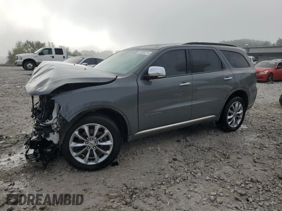 2022 Dodge Durango Citadel with VIN 1C4RDJEG4NC101099, listed as a Copart auction lot 72039274 with 24,240 mi miles and Salvage title. Bid and sale history available at DreamBid. Image 1.