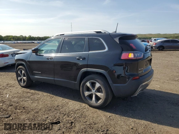 2020 Jeep Cherokee Limited with VIN 1C4PJMDXXLD643317, listed as a Copart auction lot 59341115 with 58,514 mi miles and Salvage title. Bid and sale history available at DreamBid. Image 2.