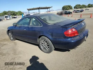 2001 Acura CL with VIN 19UYA42441A036889, listed as a Copart auction lot 89013895 with 192,256 mi miles and Clean Title. Bid and sale history available at carsss.com. Image 2.
