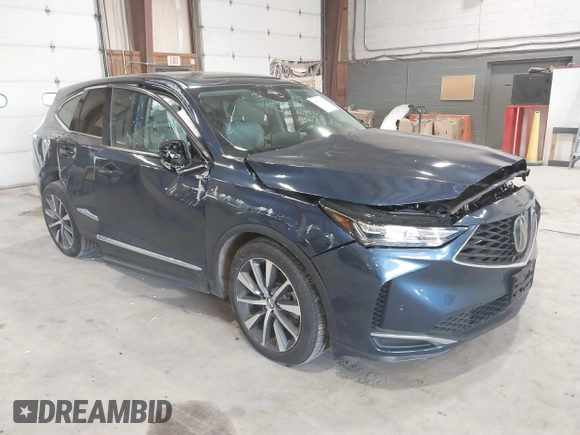 2025 Acura MDX Technology с VIN 5J8YE1H48SL009162, выставлен на аукционе IAAI как лот 41711860 с пробегом 9 265 миль миль и . История ставок и продаж доступна на DreamBid. Изображение 1.