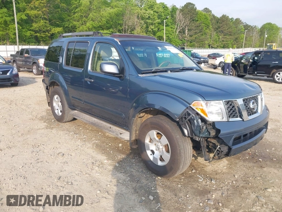 2005 Nissan Pathfinder LE with VIN 5N1AR18UX5C745525, listed as a IAAI auction lot 42041750 with 258,684 mi miles and . Bid and sale history available at DreamBid. Image 1.