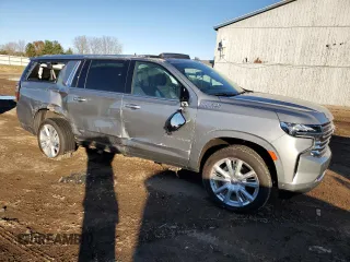 2024 Chevrolet Suburban High Country with VIN 1GNSKGKL3RR156553, listed as a Copart auction lot 78226654 with 21,558 mi miles and Salvage Title. Bid and sale history available at DreamBid. Image 4.