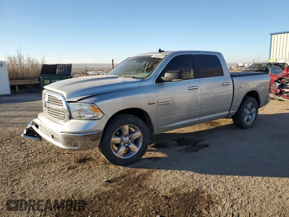 2018 Ram 1500 Big Horn with VIN 3C6RR7LT9JG135641, listed as a Copart auction lot 86068924 with 197,418 mi miles and Salvage title. Bid and sale history available at DreamBid. Image 1.