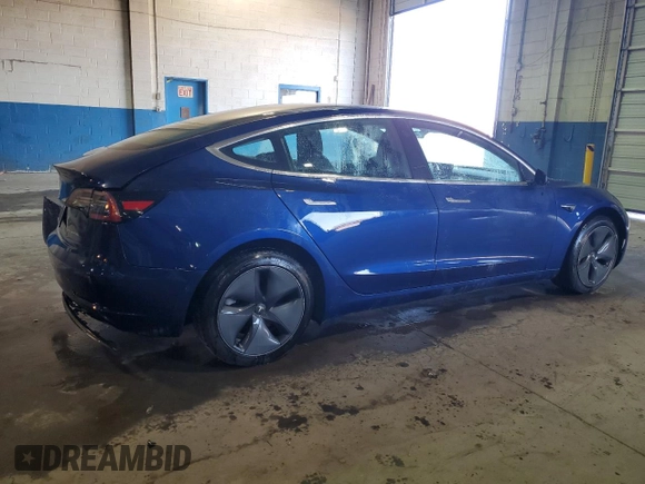 2019 Tesla Model 3 Long Range with VIN 5YJ3E1EB5KF452772, listed as a Copart auction lot 49033245 with 61,753 mi miles and Clean Title. Bid and sale history available at DreamBid. Image 3.
