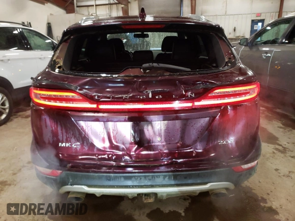 2017 Lincoln MKC Select with VIN 5LMCJ2C9XHUL51155, listed as a Copart auction lot 55499655 with 121,490 mi miles and Clean Title. Bid and sale history available at DreamBid. Image 6.