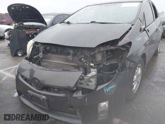 2010 Toyota Prius II with VIN JTDKN3DU2A0133515, listed as a IAAI auction lot 41777652 with 157,711 mi miles. Bid and sale history available at carsss.com. Image 6.
