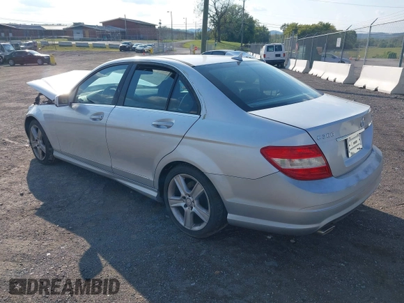 2010 Mercedes-Benz C 300 Sport with VIN WDDGF8BB8AF458058, listed as a IAAI auction lot 41107545 with Not Provided miles and . Bid and sale history available at carsss.com. Image 3.