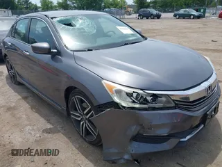 2016 Honda Accord Sport with VIN 1HGCR2F58GA076752, listed as a IAAI auction lot 42506589 with 146,474 mi miles and . Bid and sale history available at DreamBid. Image 6.