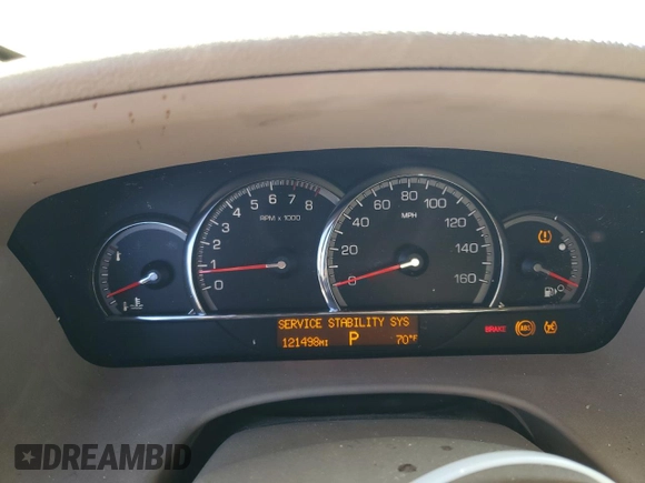 2009 Cadillac STS RWD z VIN 1G6DW67V090167639, wystawiony jako Copart lot #87113674 z przebiegiem 121 498 mil mil oraz Czysty tytuł • Clean title. Historia ofert i sprzedaży dostępna na DreamBid. Obrazek 9.