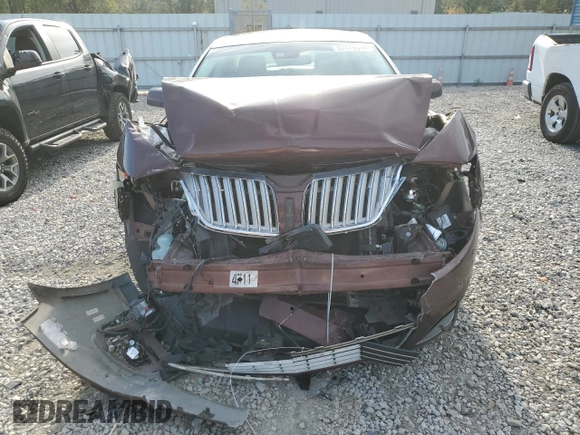 2012 Lincoln MKS with VIN 1LNHL9ERXCG801273, listed as a Copart auction lot 82476574 with 203,370 mi miles and Salvage Title. Bid and sale history available at DreamBid. Image 5.