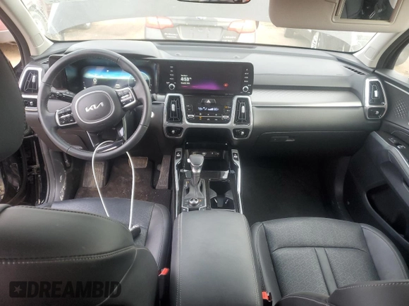 2023 Kia Sorento X-Line SX Prestige with VIN 5XYRKDLF0PG238055, listed as a Copart auction lot 44607075 with 8,206 mi miles and Salvage Title. Bid and sale history available at carsss.com. Image 8.