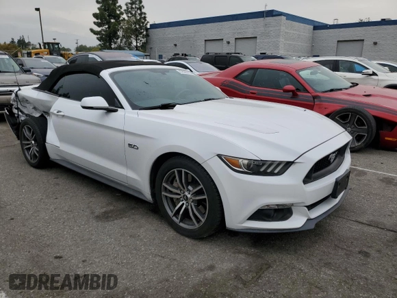 2016 Ford Mustang GT Premium with VIN 1FATP8FF1G5333992, listed as a Copart auction lot 47896715 with 89,661 mi miles and Salvage title. Bid and sale history available at DreamBid. Image 4.
