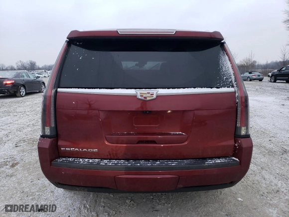 2017 Cadillac Escalade Premium Luxury with VIN 1GYS3CKJ1HR255975, listed as a Copart auction lot 44949315 with 42,123 mi miles and Salvage Title. Bid and sale history available at carsss.com. Image 6.