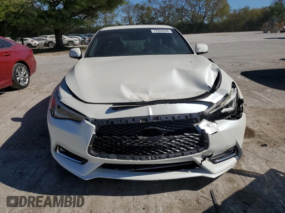 2018 Infiniti Q60 Sport with VIN JN1EV7EK0JM340319, listed as a Copart auction lot 72844634 with 142,441 mi miles and Salvage Title. Bid and sale history available at DreamBid. Image 5.