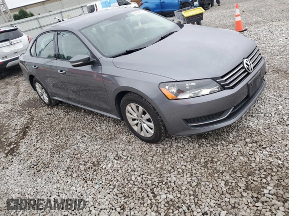 2013 Volkswagen Passat S with VIN 1VWAP7A35DC133212, listed as a Copart auction lot 65584105 with 156,902 mi miles and Salvage title. Bid and sale history available at DreamBid. Image 4.