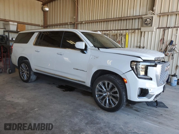 2022 GMC Yukon XL Denali with VIN 1GKS2JKL5NR133425, listed as a Copart auction lot 47168185 with 119,287 mi miles and Salvage Title. Bid and sale history available at carsss.com. Image 4.