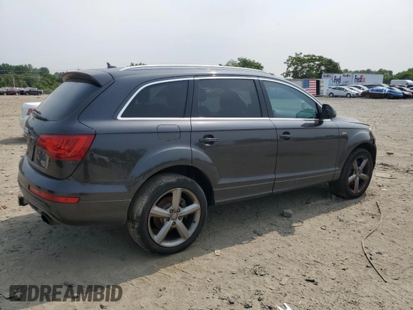 2015 Audi Q7 S line Prestige with VIN WA1DGAFEXFD002243, listed as a Copart auction lot 59639835 with 158,448 mi miles and Clean title. Bid and sale history available at DreamBid. Image 3.