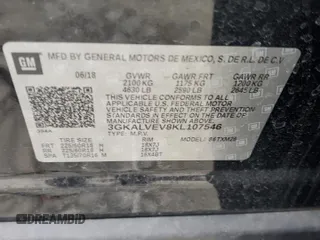 2019 GMC Terrain SLT with VIN 3GKALVEV8KL107546, listed as a Copart auction lot 51058485 with 99,866 mi miles and Salvage Title. Bid and sale history available at carsss.com. Image 13.