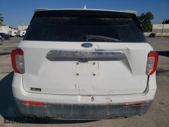 2020 Ford Explorer with VIN 1FMSK8BB0LGA45348, listed as a Copart auction lot 73347194 with 47,813 mi miles and Salvage Title. Bid and sale history available at carsss.com. Image 6.