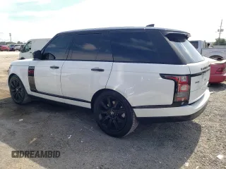 2017 Land Rover Range Rover z VIN SALGS2FE2HA369920, wystawiony jako Copart lot #58393675 z przebiegiem 147 158 mil mil oraz Czysty tytuł • Clean title. Historia ofert i sprzedaży dostępna na DreamBid. Obrazek 2.