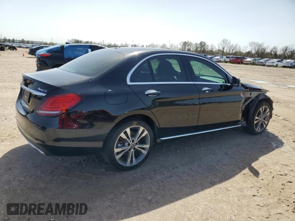 2019 Mercedes-Benz C 300 with VIN 55SWF8EB7KU311851, listed as a Copart auction lot 47290585 with 82,149 mi miles and Salvage Title. Bid and sale history available at carsss.com. Image 3.