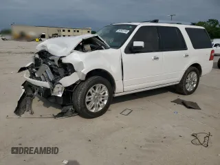 2014 Ford Expedition Limited with VIN 1FMJU1K54EEF56163, listed as a Copart auction lot 54863155 with Not provided miles and Salvage title. Bid and sale history available at DreamBid. Image 1.